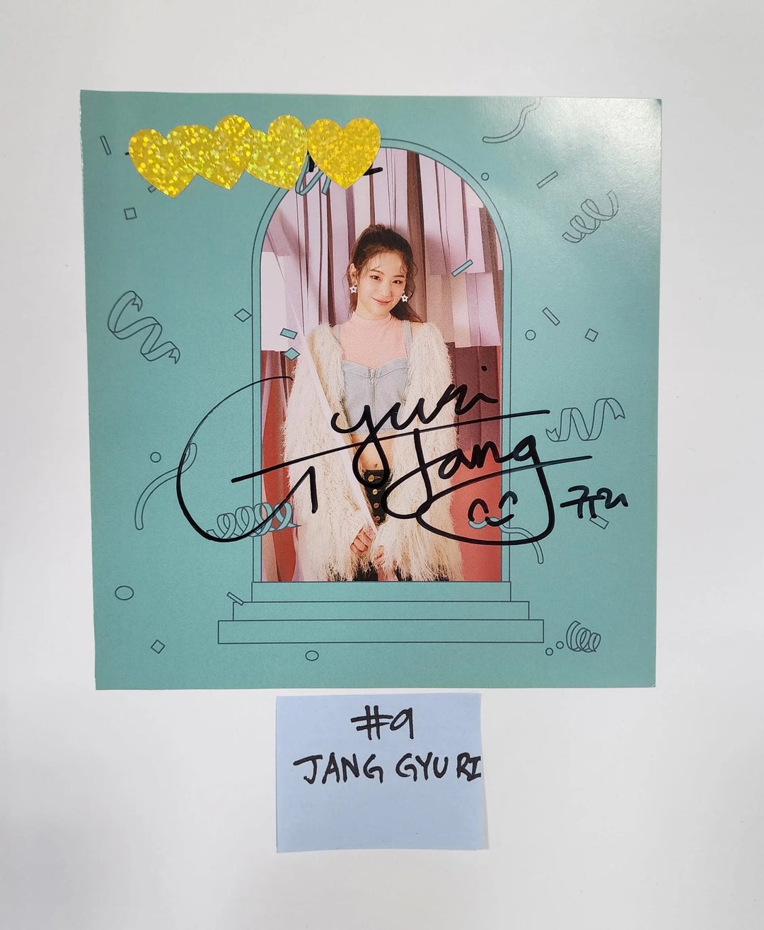Fromis_9 "LOVE BOMB" - A Cut Page From Fansign Event Album - HALLYUSUPERSTORE