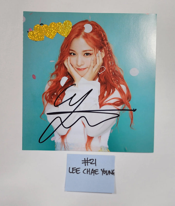 Fromis_9 "LOVE BOMB" - A Cut Page From Fansign Event Album - HALLYUSUPERSTORE