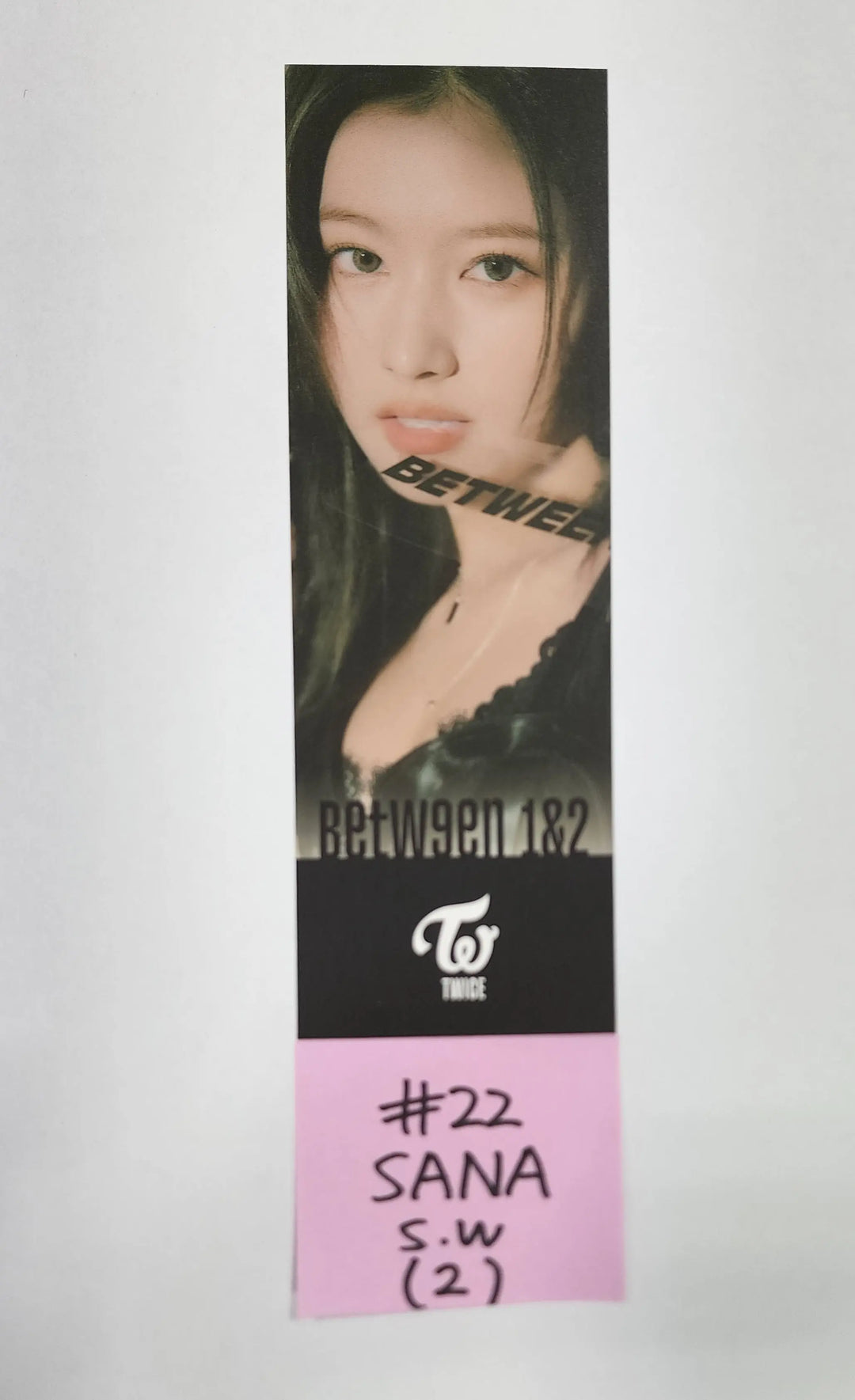 Twice "BETWEEN 1&amp;2" 11th Mini Album - Soundwave Lucky Draw Event PVC Photocard, Photo Bookmark - HALLYUSUPERSTORE