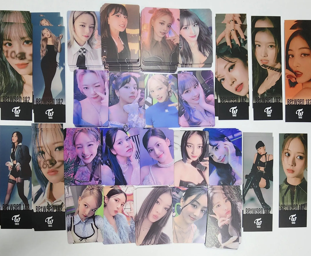 Twice "BETWEEN 1&2" 11th Mini Album - Soundwave Lucky Draw Event PVC Photocard, Photo Bookmark - HALLYUSUPERSTORE