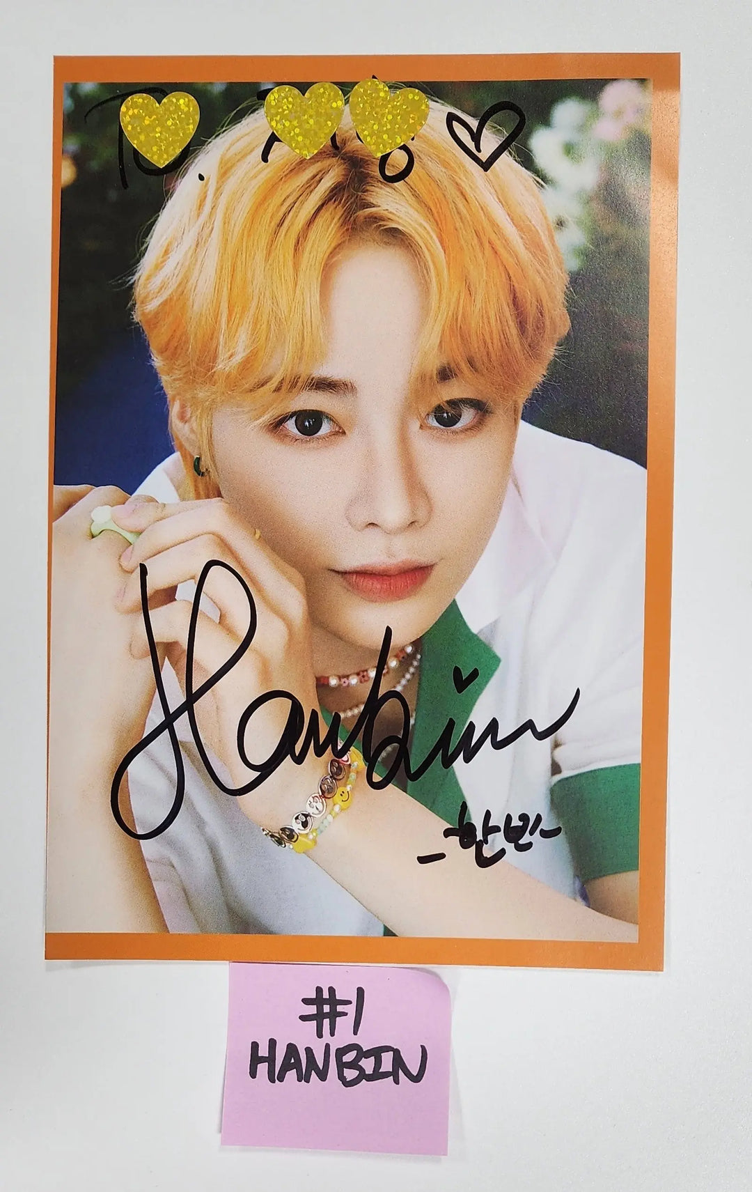 Tempest "Shining Up" A Cut Page From Fansign Event Album Photo - HALLYUSUPERSTORE