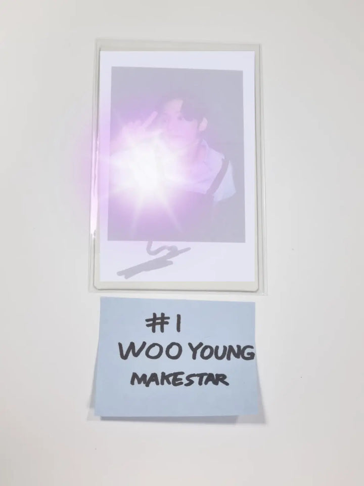 [Woo Young, Yeo Sang, Min Gi] Of Ateez "The World Ep.1 - MOVEMENT" - Hand Autographed(Signed) Polaroid - HALLYUSUPERSTORE