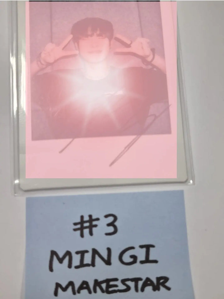 [Woo Young, Yeo Sang, Min Gi] Of Ateez "The World Ep.1 - MOVEMENT" - Hand Autographed(Signed) Polaroid - HALLYUSUPERSTORE