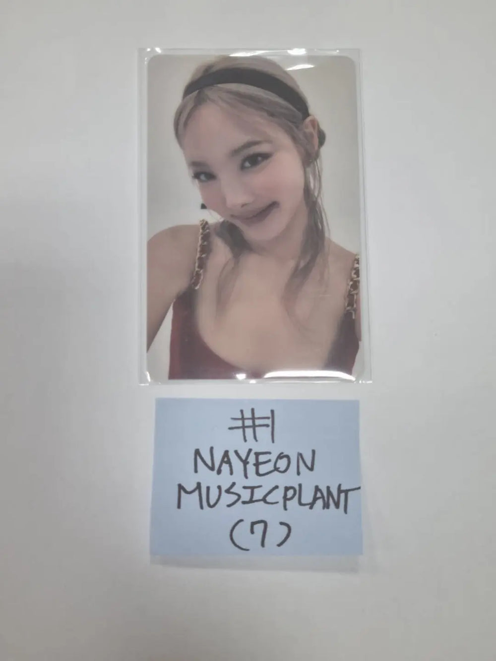 Twice "BETWEEN 1&2" 11th Mini Album - Music Plant Lucky Draw Event PVC Photocard, Photo Bookmark - HALLYUSUPERSTORE