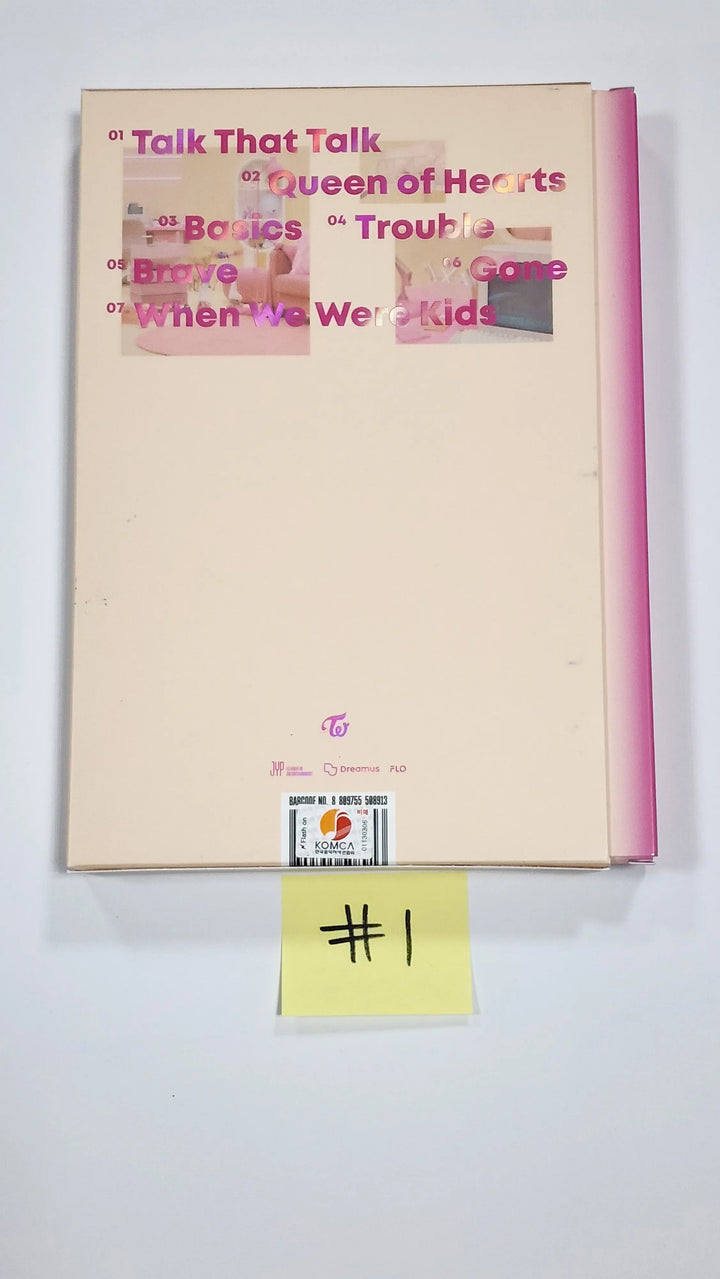 Twice "BETWEEN 1&amp;2" 11th Mini Album - Hand Autographed(Signed) Promo Album (Sealed) - HALLYUSUPERSTORE