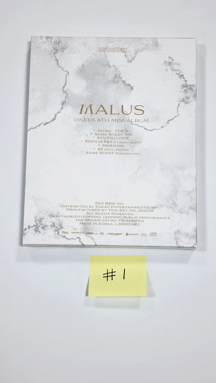 Oneus "MALUS" - Hand Autographed(Signed) Promo Album (Sealed) - HALLYUSUPERSTORE