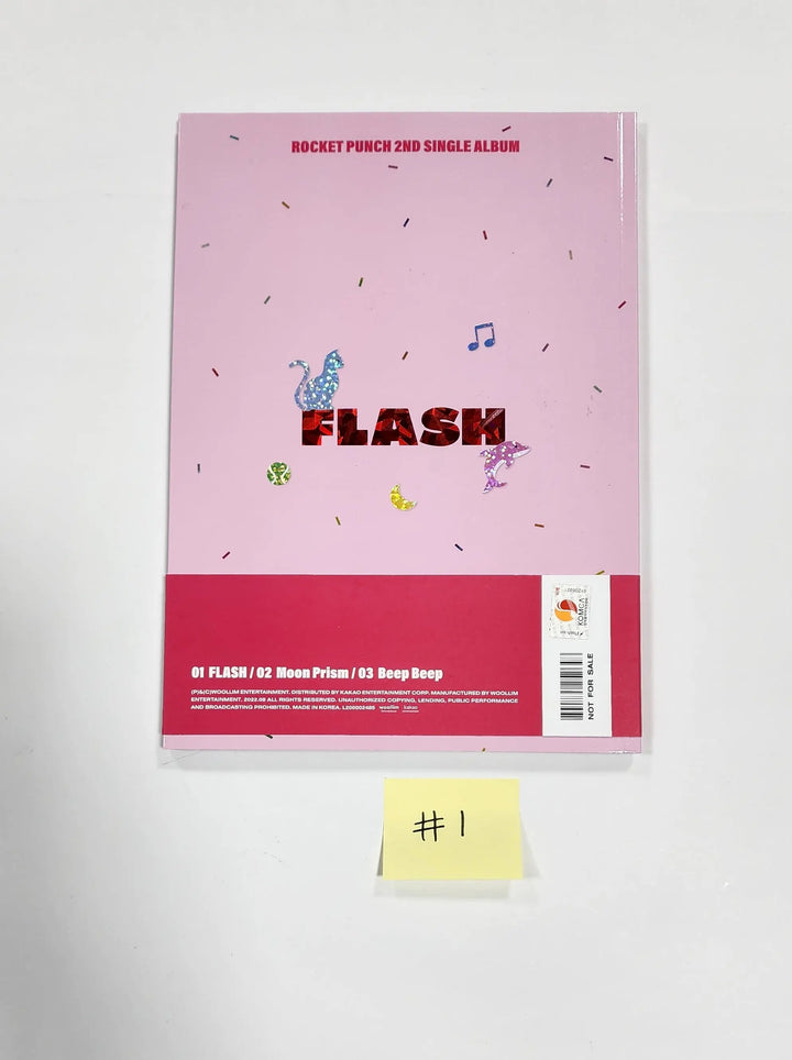 Rocket Punch "FLASH" - Hand Autographed (Signed) Promo Album - HALLYUSUPERSTORE