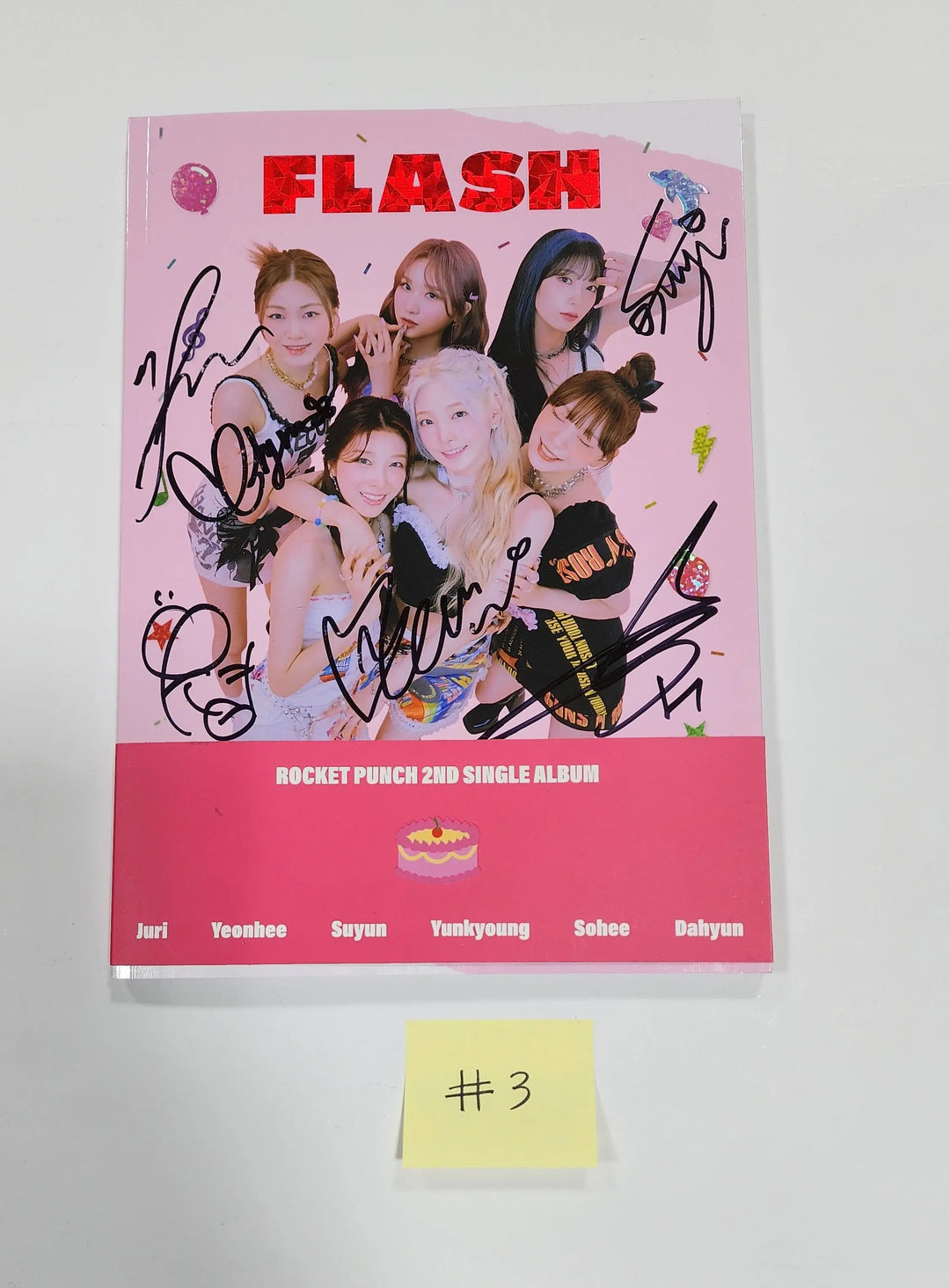 Rocket Punch "FLASH" - Hand Autographed (Signed) Promo Album - HALLYUSUPERSTORE