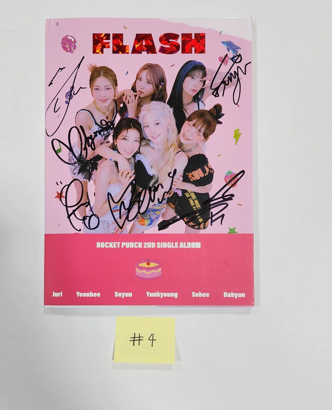 Rocket Punch "FLASH" - Hand Autographed (Signed) Promo Album - HALLYUSUPERSTORE