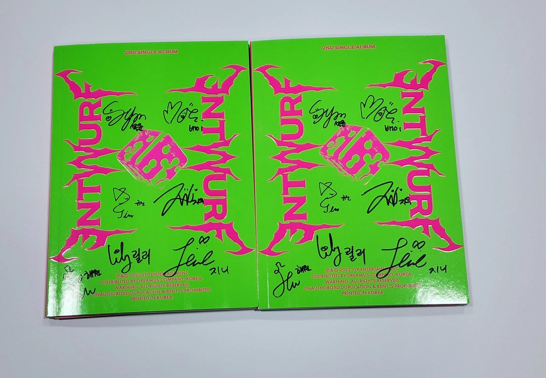 NMIXX 'ENTWURF' - Hand Autographed(Signed) Promo Album - HALLYUSUPERSTORE