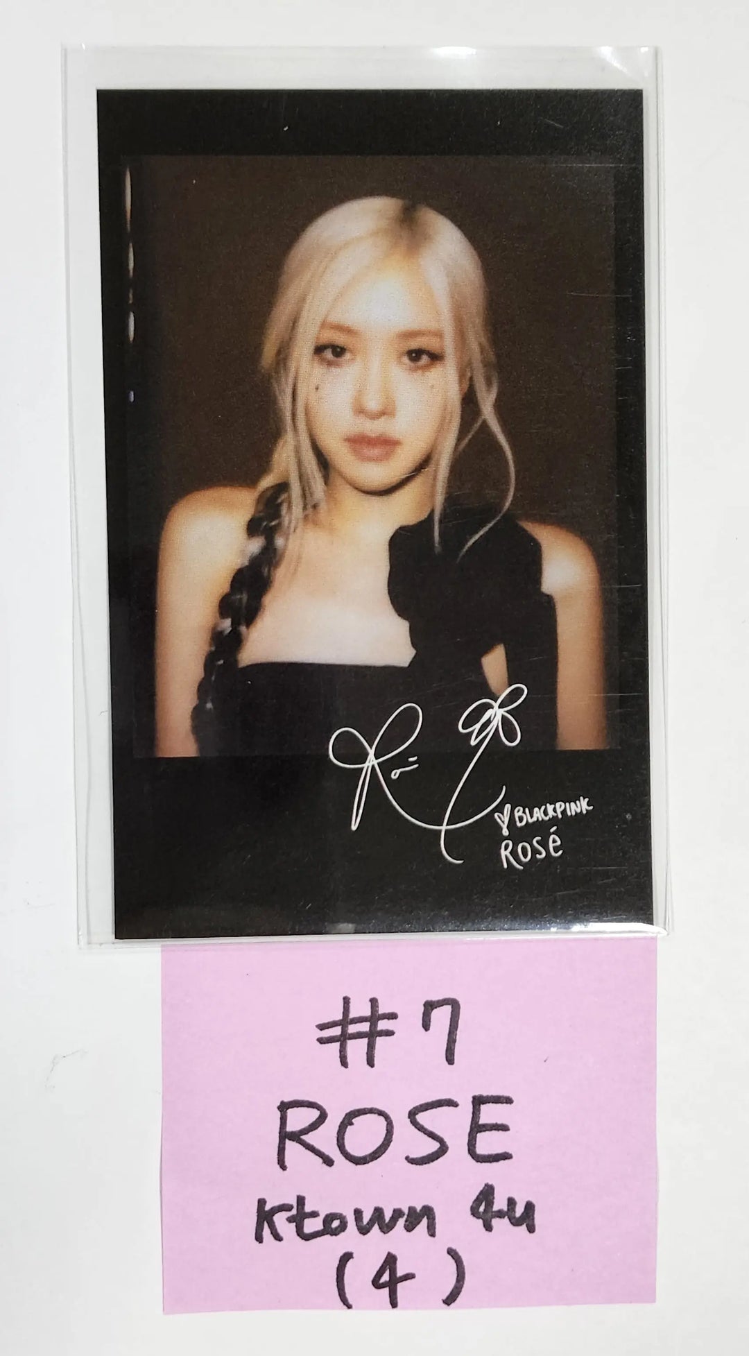 BLACK PINK "Born Pink" - Ktown4U Lucky Draw Event Photocard, Postcard - HALLYUSUPERSTORE
