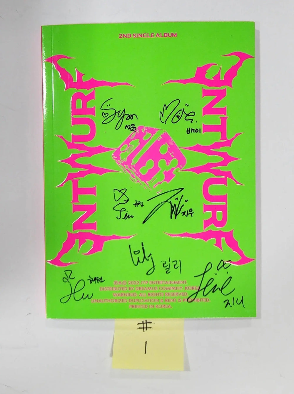 NMIXX 'ENTWURF' - Hand Autographed(Signed) Promo Album - HALLYUSUPERSTORE