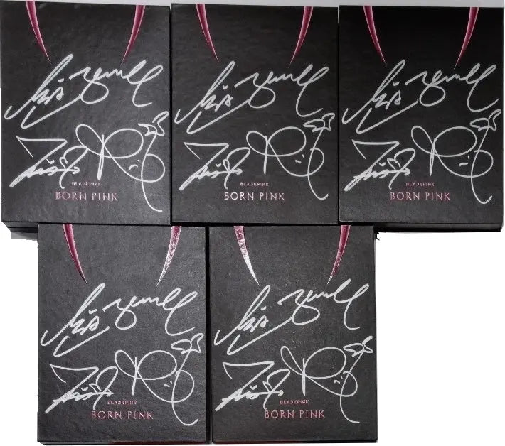 BLACK PINK "Born Pink" - Hand Autographed(Signed) Promo Album - HALLYUSUPERSTORE