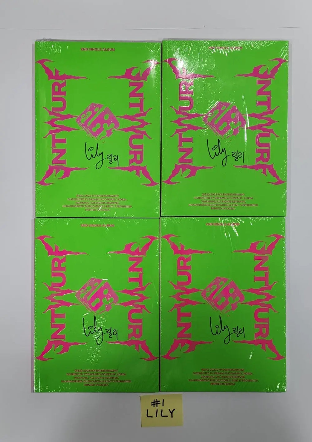 NMIXX 'ENTWURF' - Hand Autographed(Signed) Album (Sealed) - Must Read ! - HALLYUSUPERSTORE