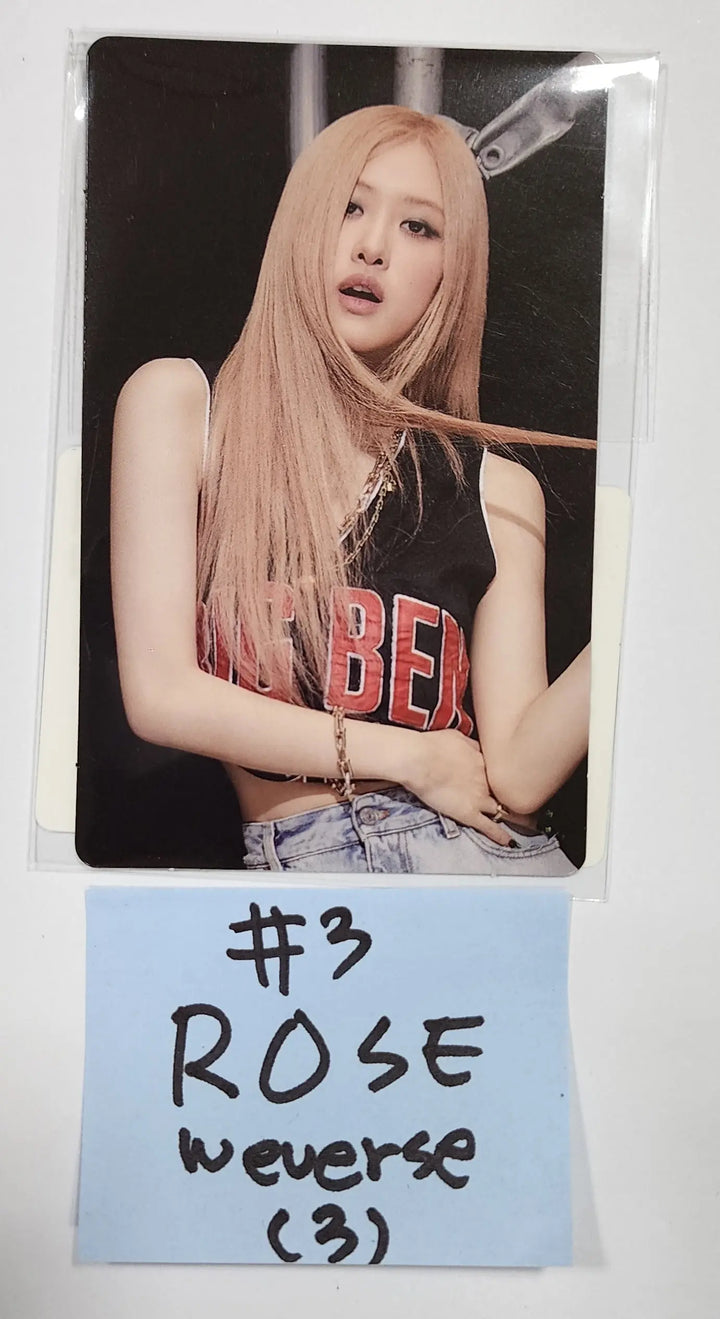 BLACK PINK "Born Pink" - Weverse Shop Fansign event Photocard - HALLYUSUPERSTORE