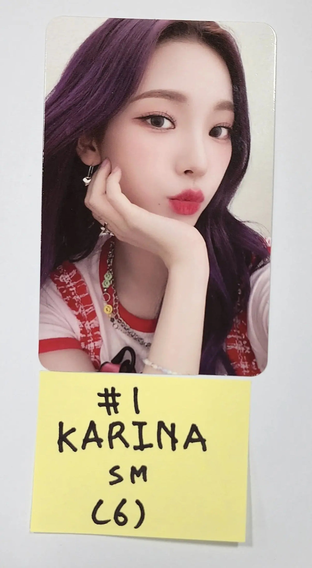 Aespa Beyond LIVE 2022 FAN MEETING - FORTUNE SCRATCH Photocard - HALLYUSUPERSTORE