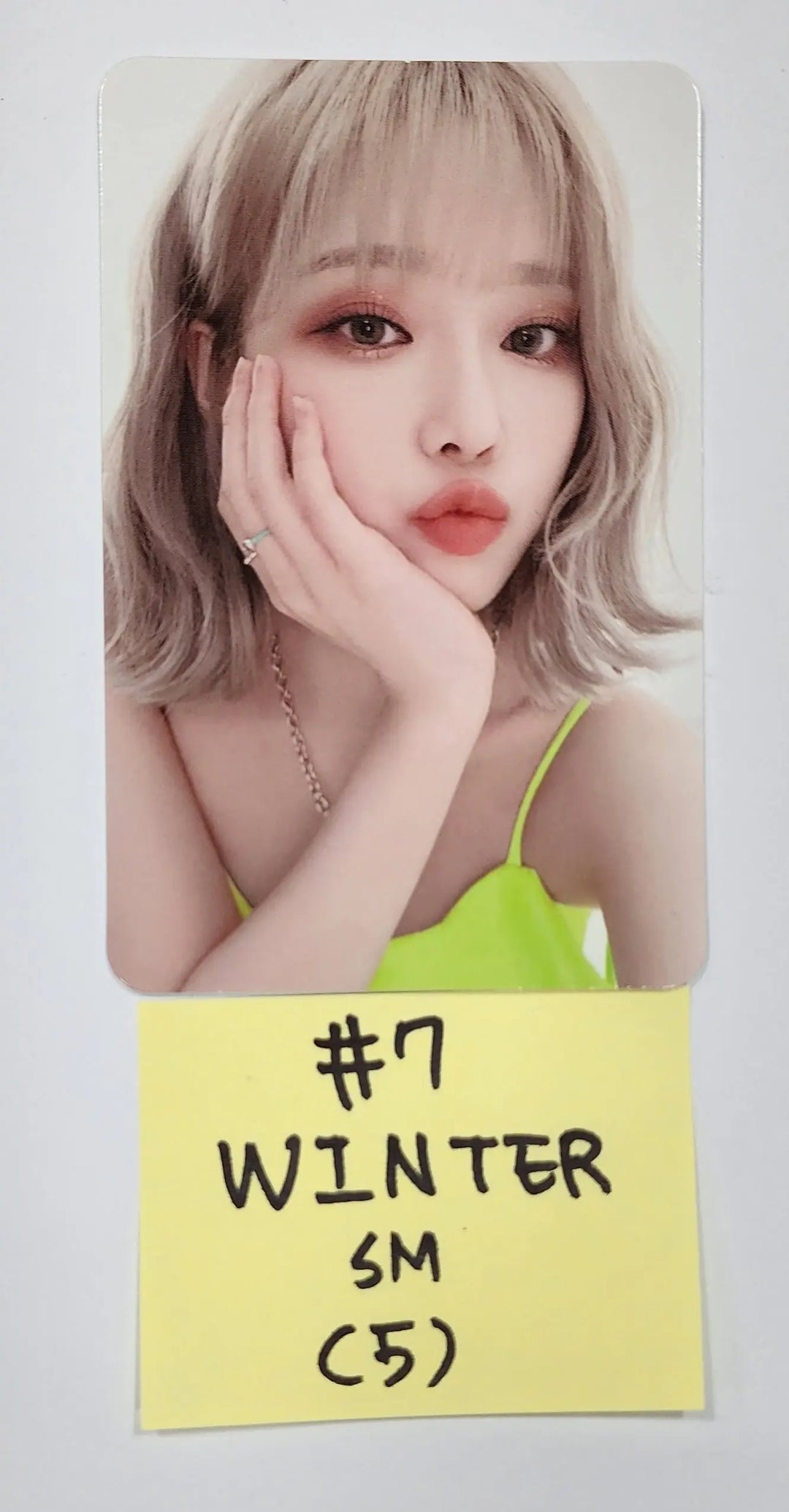 Aespa Beyond LIVE 2022 FAN MEETING - FORTUNE SCRATCH Photocard - HALLYUSUPERSTORE