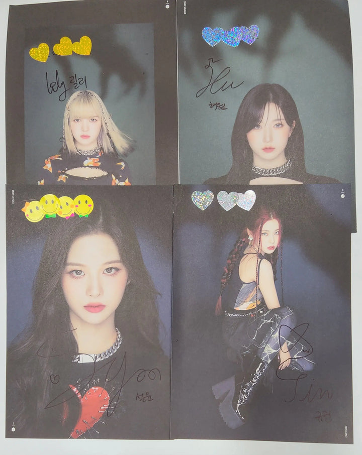 NMIXX "ENTWURF" - A Cut Page From Fansign Event Album - HALLYUSUPERSTORE