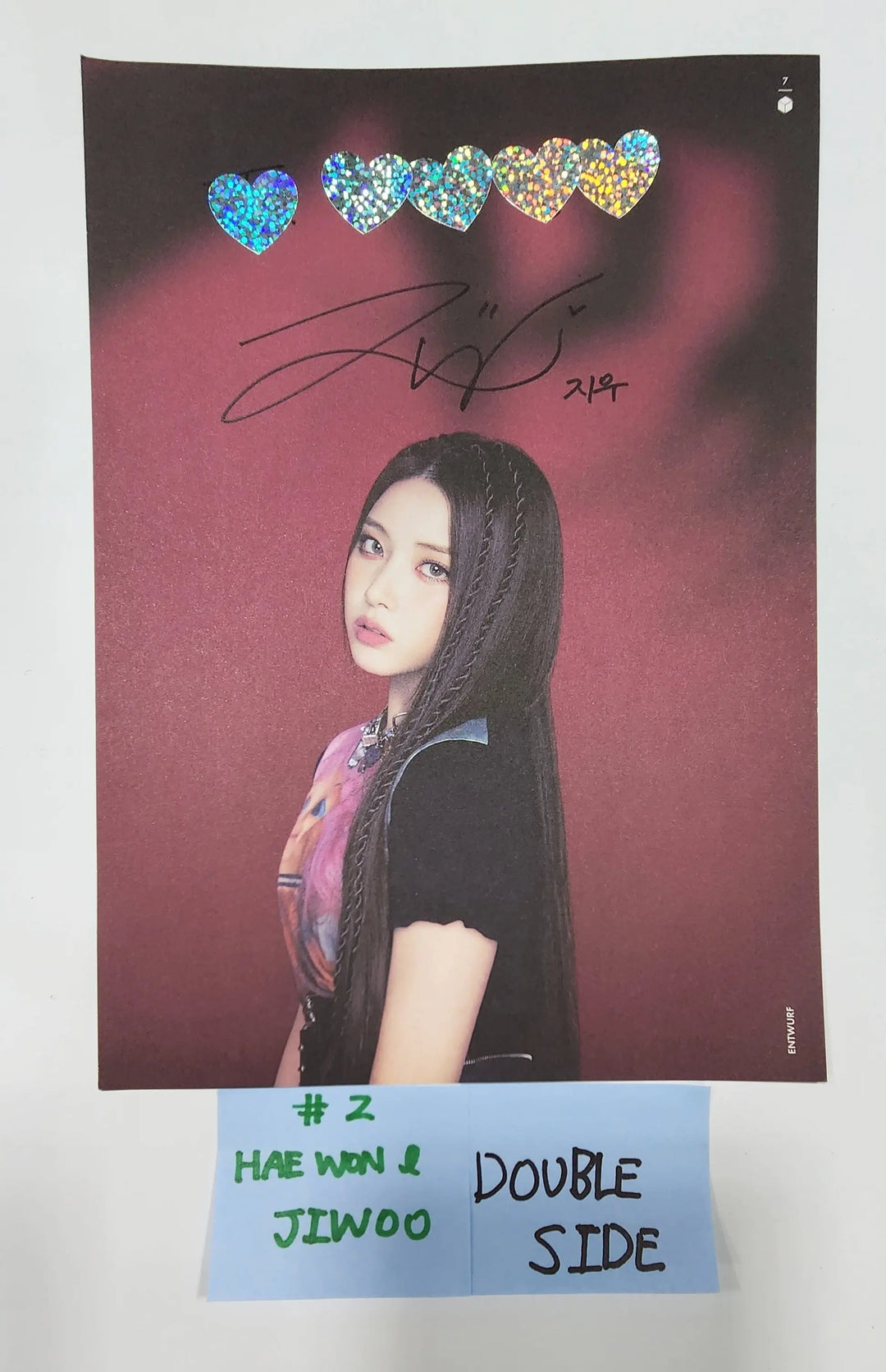 NMIXX "ENTWURF" - A Cut Page From Fansign Event Album - HALLYUSUPERSTORE