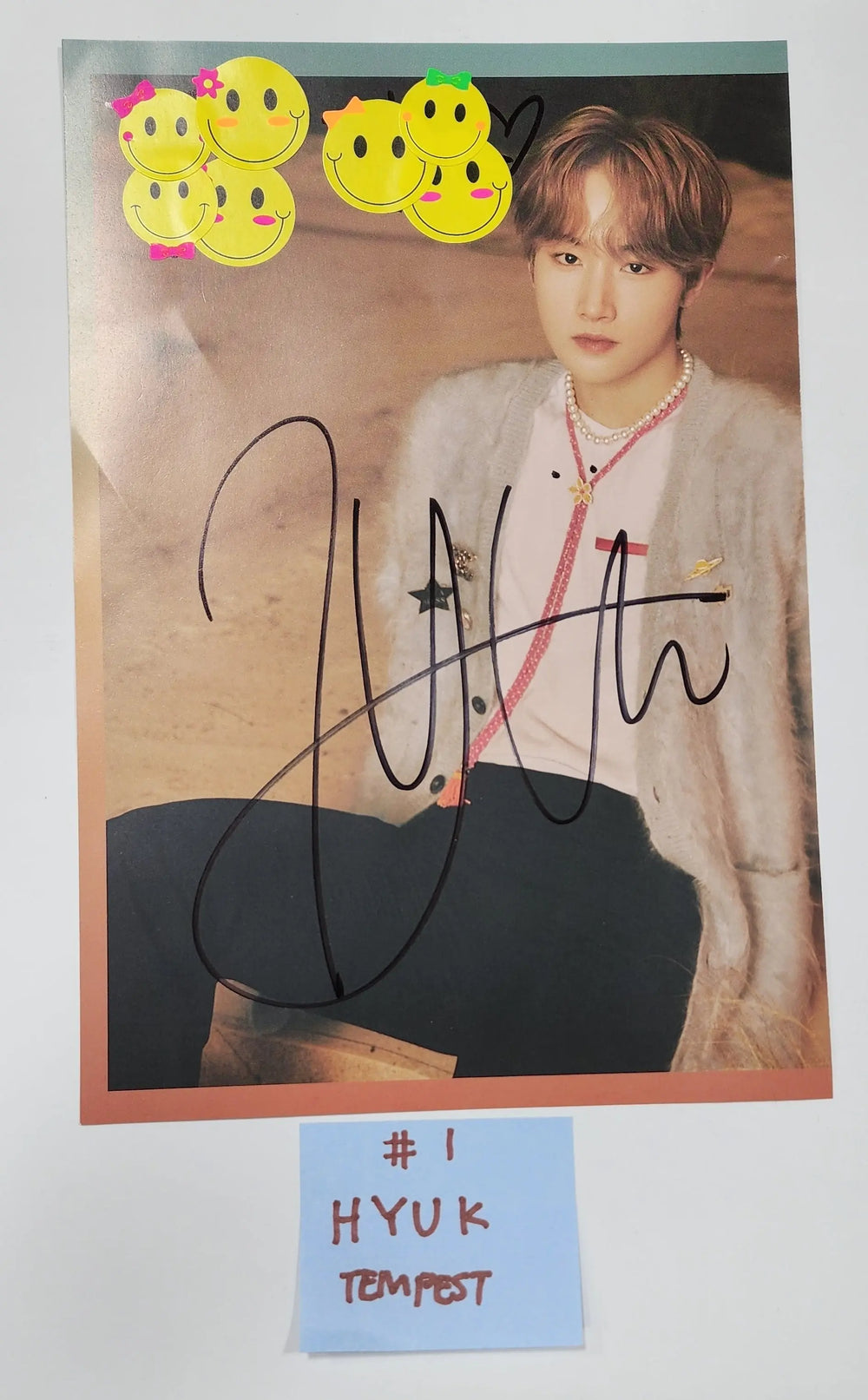 Tempest "Shining Up" - A Cut Page From Fansign Event Album Photo (3) - HALLYUSUPERSTORE