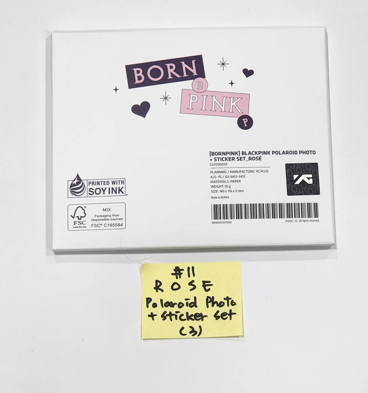 Black Pink "Born Pink" - Official Weverse Shop MD (Photocard &amp; Toploader Kit, Disk Photo Binder, Circle Photocard set, 4cut photo set, polaroid photo + sticker set, pocket photocard holder, photo frame) - HALLYUSUPERSTORE