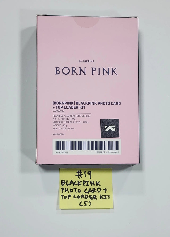 Black Pink "Born Pink" - Official Weverse Shop MD (Photocard &amp; Toploader Kit, Disk Photo Binder, Circle Photocard set, 4cut photo set, polaroid photo + sticker set, pocket photocard holder, photo frame) - HALLYUSUPERSTORE