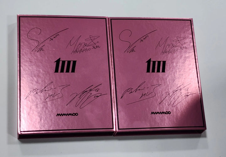 Mamamoo "MIC ON" [Main Ver.]- Autographed(Printed Signed) Promo Album - Must Read ! - HALLYUSUPERSTORE