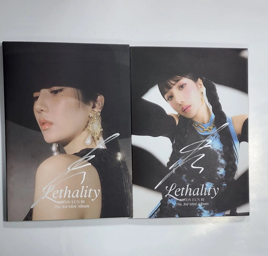 KWON EUN BI "Lethality" - Hand Autographed(Signed) Promo Album - HALLYUSUPERSTORE
