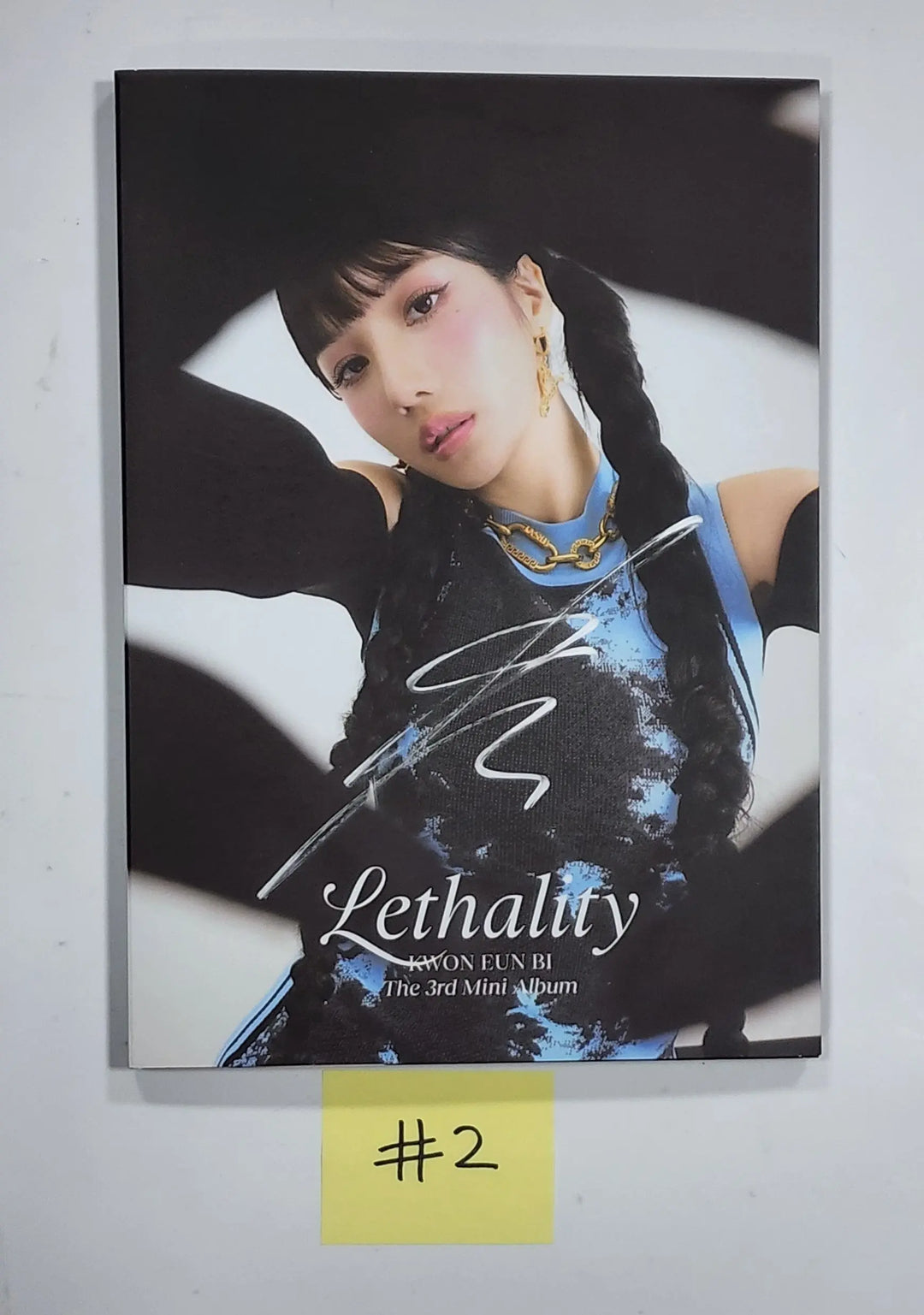 KWON EUN BI "Lethality" - Hand Autographed(Signed) Promo Album - HALLYUSUPERSTORE