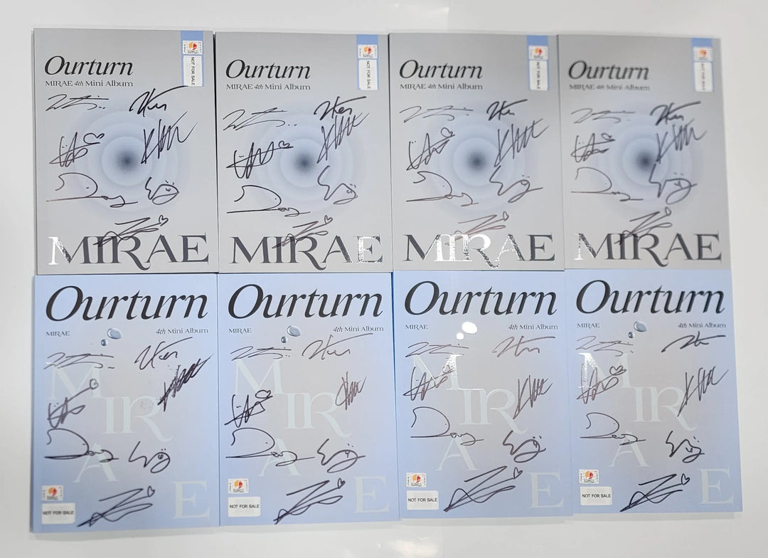MIRAE "Ourturn " 4th Mini - Hand Autographed(Signed) Promo Album - HALLYUSUPERSTORE