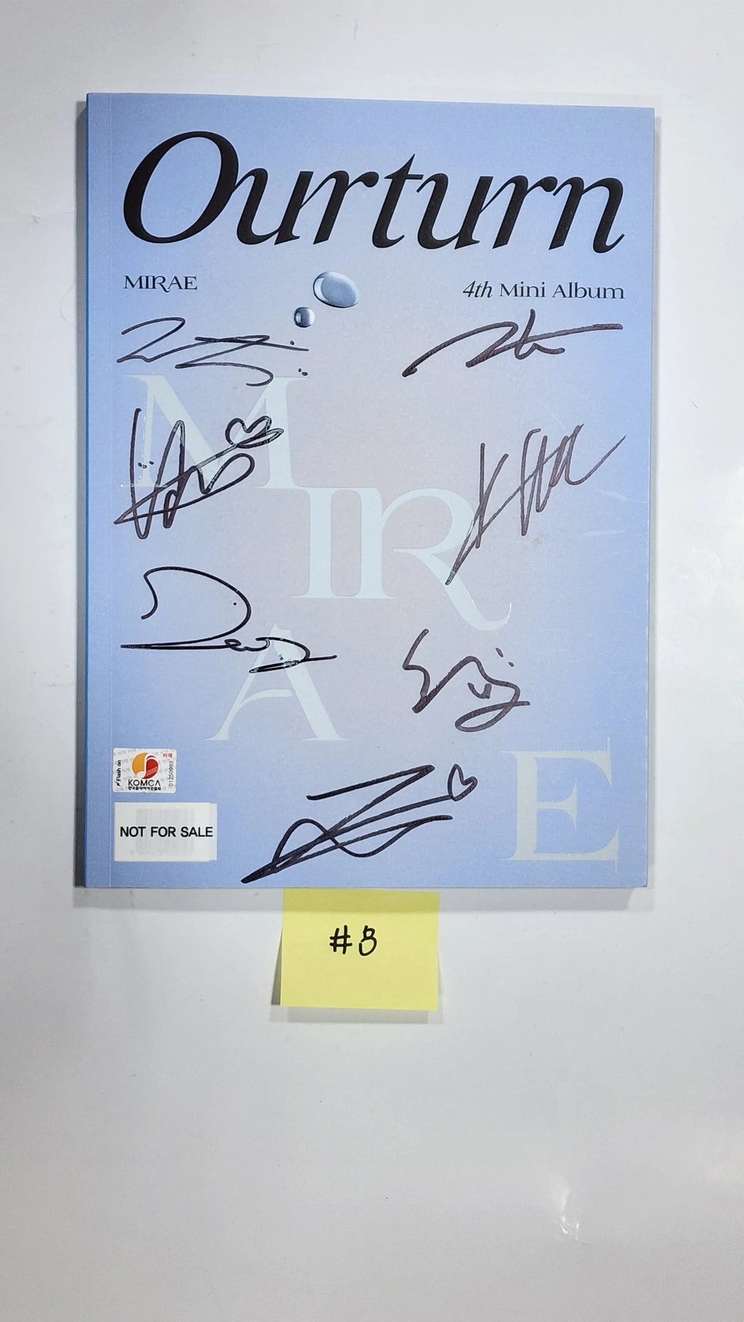 MIRAE "Ourturn " 4th Mini - Hand Autographed(Signed) Promo Album - HALLYUSUPERSTORE