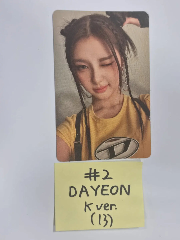 Kep1er "TROUBLESHOOTER" - Official Photocard [Chaehyun, Dayeon, Hikaru] - HALLYUSUPERSTORE