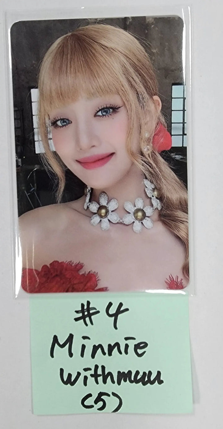 (g) I-DLE "I LOVE" - Withmuu Lucky Draw Event PVC Photocard - HALLYUSUPERSTORE