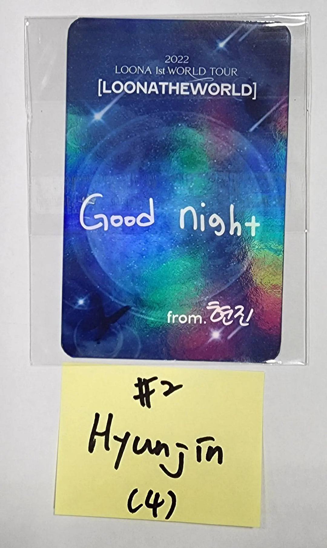 Loona "LOONATHEWORLD" 2022 Loona 1st World Tour - Mood Light Photocard - HALLYUSUPERSTORE