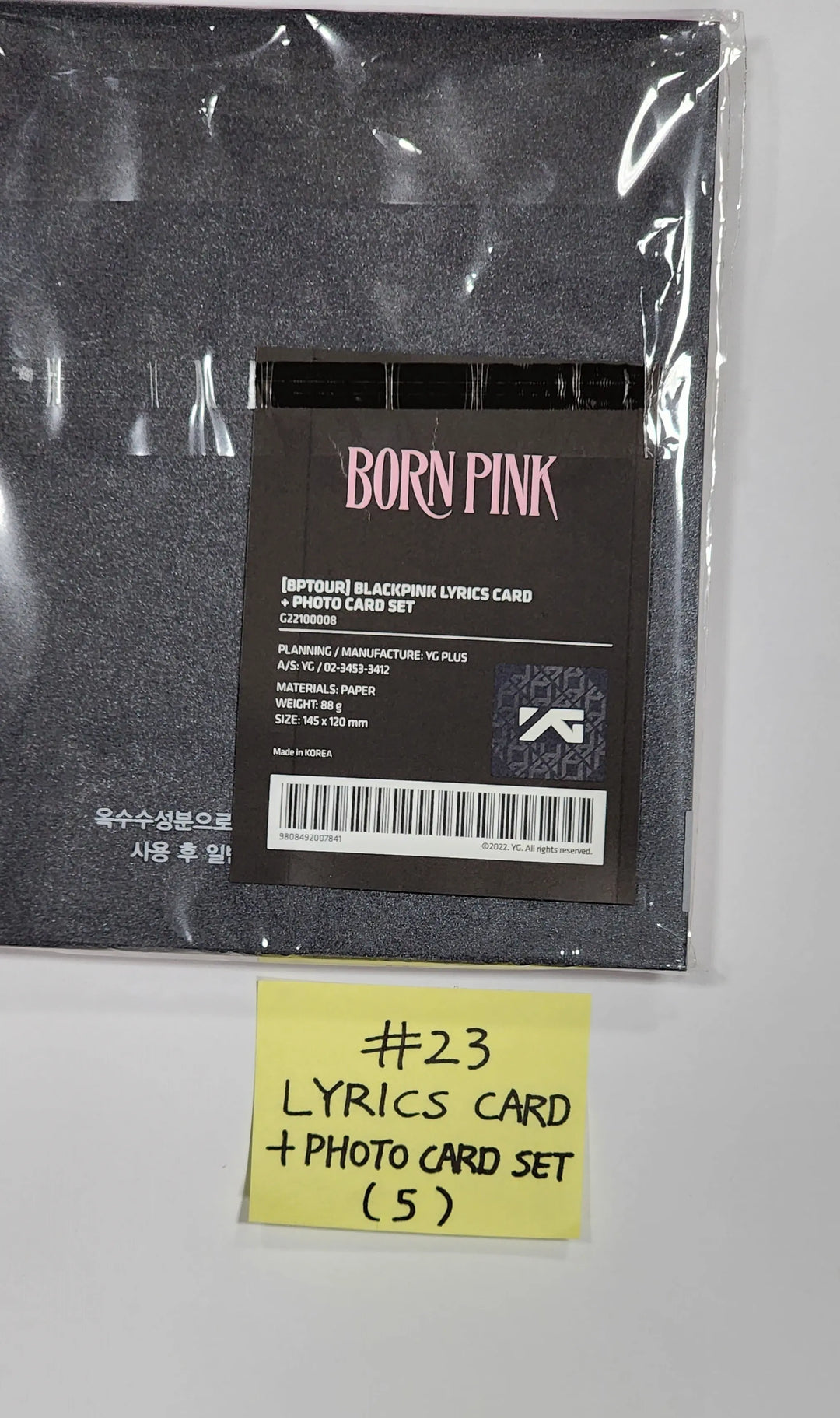 BLACK PINK "Born Pink" World Tour Seoul - Official MD - HALLYUSUPERSTORE