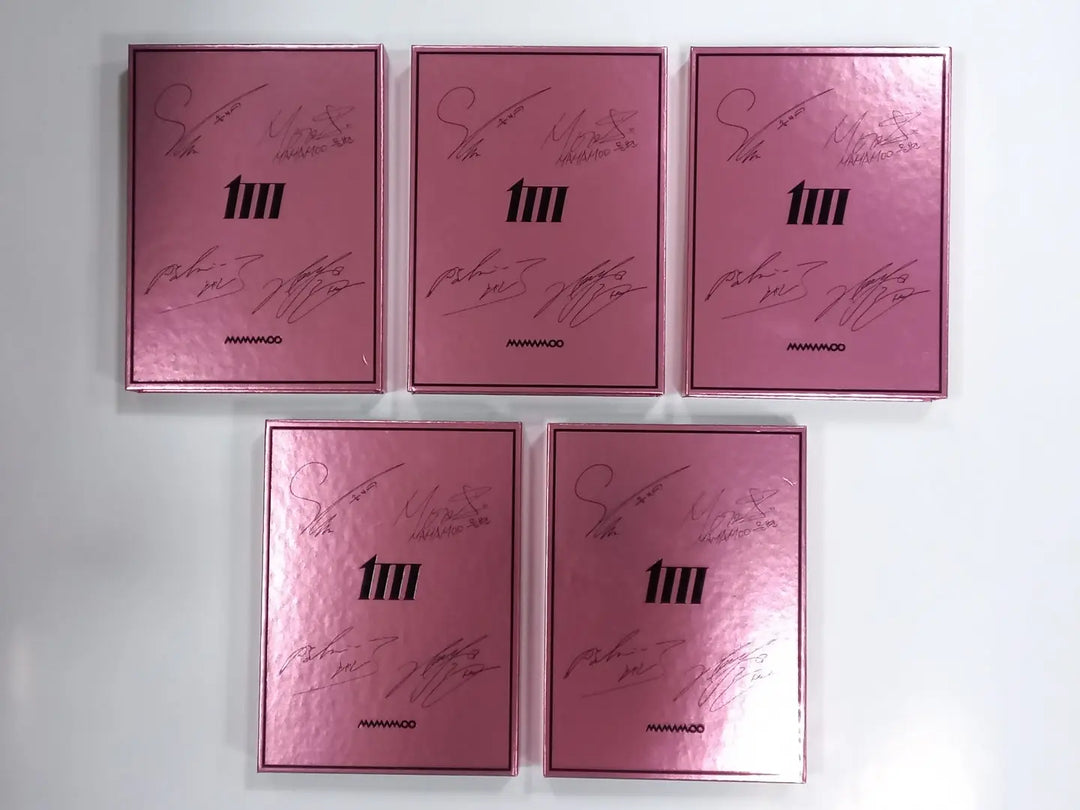 Mamamoo "MIC ON" [Main Ver.]- Autographed(Printed Signed) Promo Album - Must Read ! - HALLYUSUPERSTORE