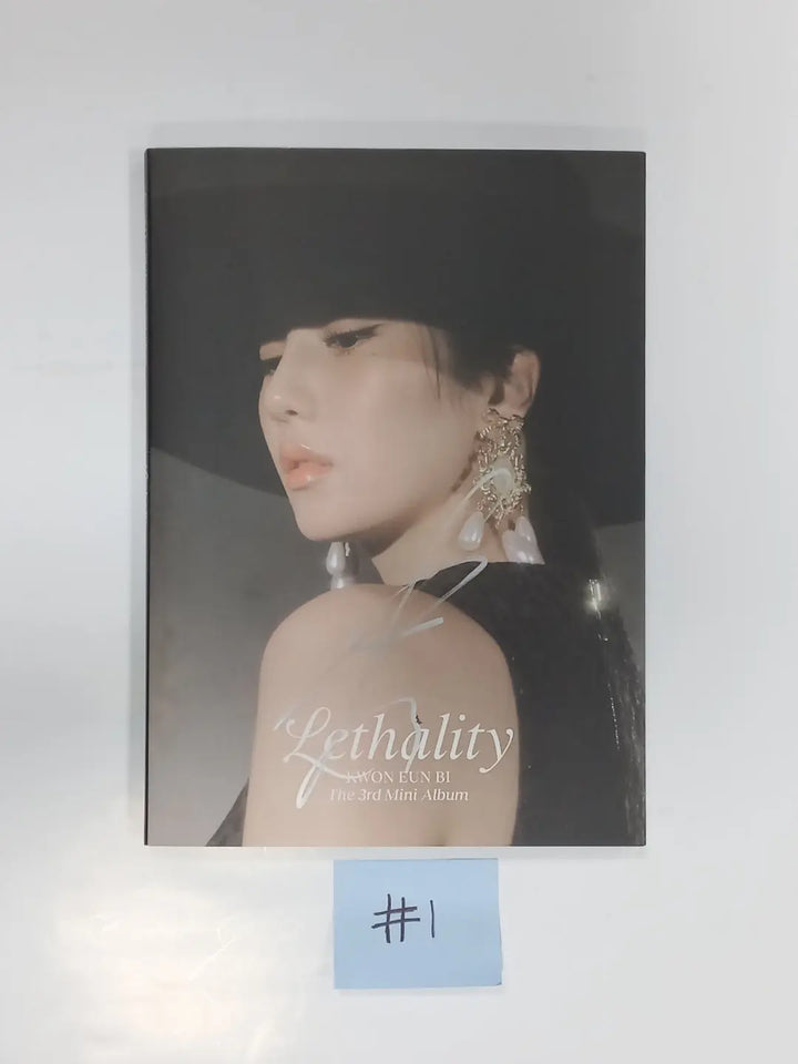 KWON EUN BI "Lethality" - Hand Autographed(Signed) Promo Album - HALLYUSUPERSTORE