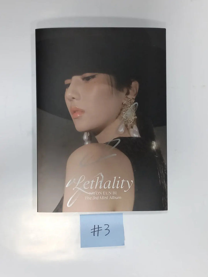 KWON EUN BI "Lethality" - Hand Autographed(Signed) Promo Album - HALLYUSUPERSTORE