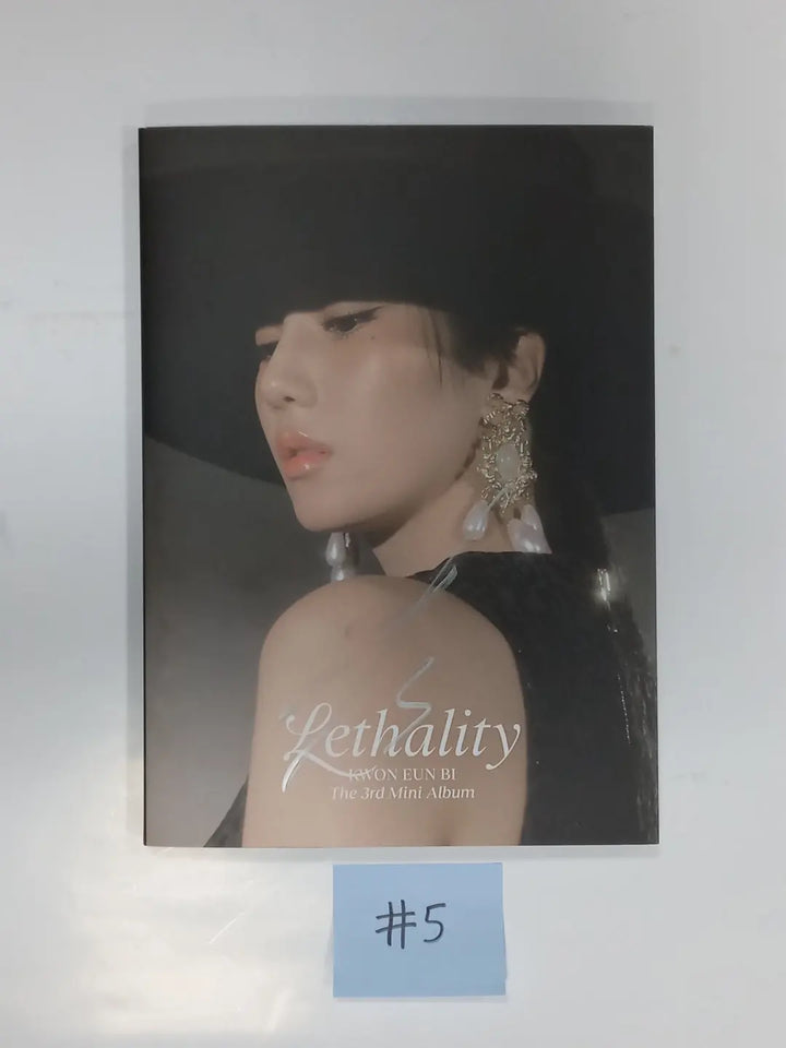 KWON EUN BI "Lethality" - Hand Autographed(Signed) Promo Album - HALLYUSUPERSTORE