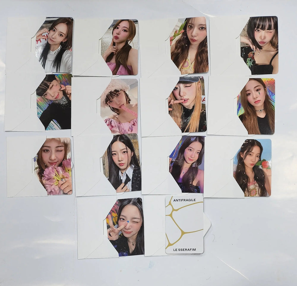 LE SSERAFIM "ANTIFRAGILE" 2nd Mini Album - Official Photocard - HALLYUSUPERSTORE