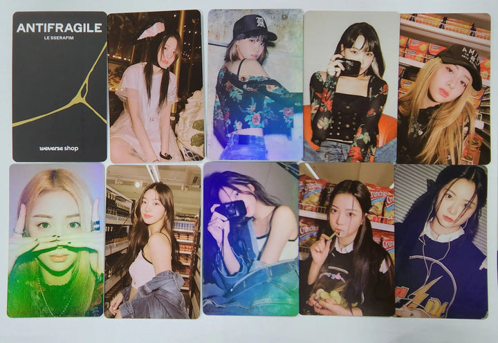 LE SSERAFIM "ANTIFRAGILE" 2nd Mini Album - Weverse Shop Pre-Order Benefit Photocard [Updated 10/21] - HALLYUSUPERSTORE