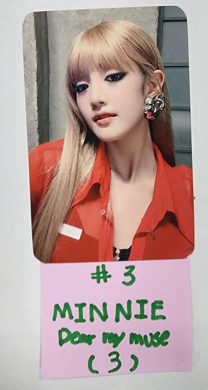 (g) I-DLE "I LOVE" - Dear My Muse Pre-Order Benefit Photocard - HALLYUSUPERSTORE