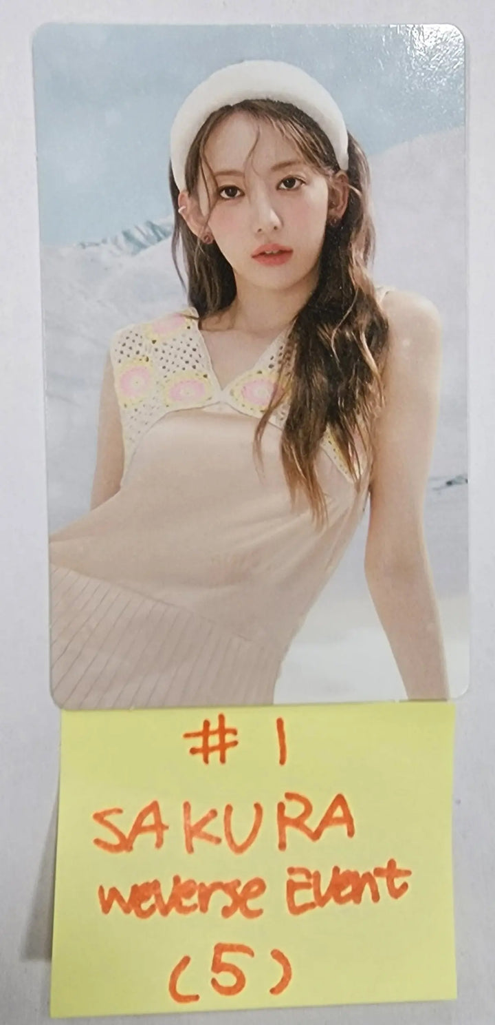 LE SSERAFIM "ANTIFRAGILE" 2nd Mini Album - Naver Shopping Live Event Photocard - HALLYUSUPERSTORE