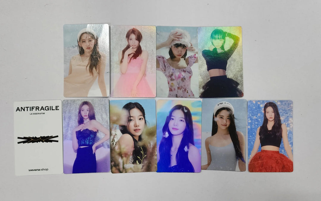 LE SSERAFIM "ANTIFRAGILE" 2nd Mini Album - Naver Shopping Live Event Photocard - HALLYUSUPERSTORE