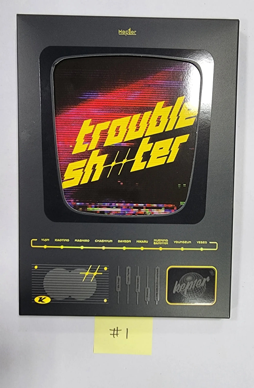 Kep1er "TROUBLESHOOTER" - Hand Autographed(Signed) Promo Album - HALLYUSUPERSTORE