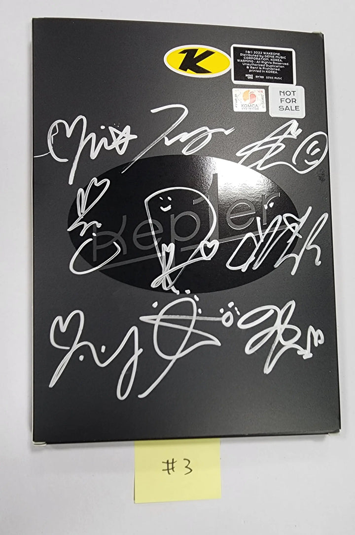 Kep1er "TROUBLESHOOTER" - Hand Autographed(Signed) Promo Album - HALLYUSUPERSTORE