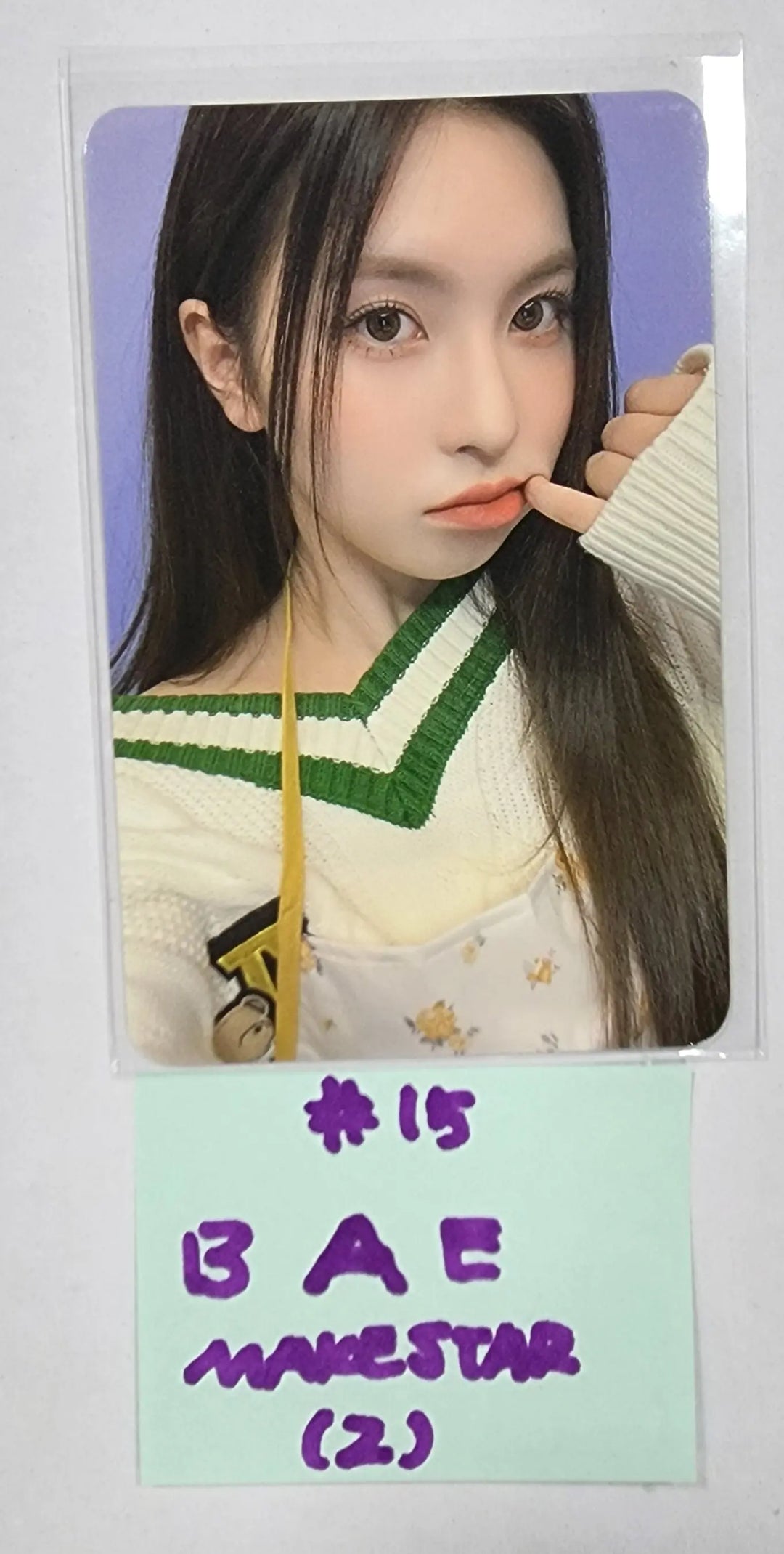 NMIXX 2nd Album "ENTWURF" - Makestar Fansign Event Photocard Round 4 - HALLYUSUPERSTORE
