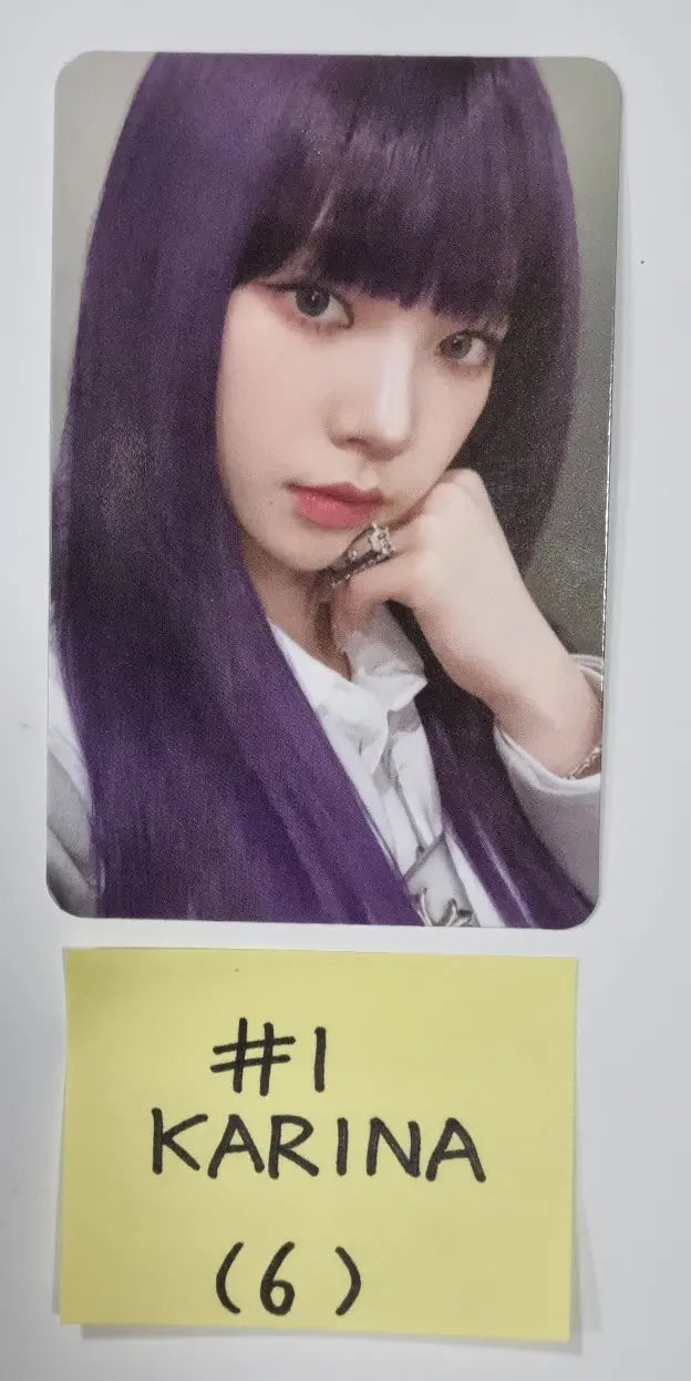 Aespa "Girls" - SMTOWN &amp; STORE Trading photocard - HALLYUSUPERSTORE