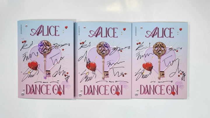 ALICE "DANCE ON" - Hand Autographed(Signed) Promo Album - HALLYUSUPERSTORE