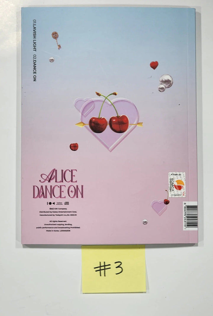 ALICE "DANCE ON" - Hand Autographed(Signed) Promo Album - HALLYUSUPERSTORE